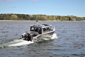 เรือตกปลาอลูมิเนียมปี 2024 พร้อมห้องเครื่องยนต์สำหรับพาย มีจำหน่าย - Product Image 3