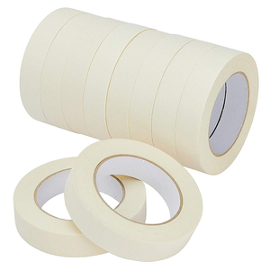 Sterke Rubber Lijm Hoge Kwaliteit Decoratieve Crêpe <span class=keywords><strong>2</strong></span> Inch Beige Algemene Purpose <span class=keywords><strong>Masking</strong></span> Papier <span class=keywords><strong>Tape</strong></span>