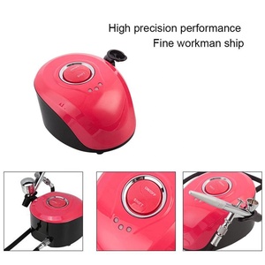 Kit de <span class=keywords><strong>aerógrafo</strong></span> de uñas <span class=keywords><strong>con</strong></span> compresor recargable, <span class=keywords><strong>máquina</strong></span> de cepillo de aire <span class=keywords><strong>para</strong></span> maquillaje, tatuaje de pintura corporal, herramientas de decoración de pasteles tostados - Product Image 6