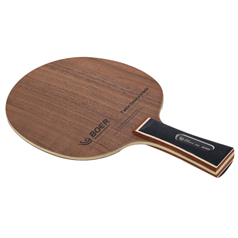 Классическое лезвие для настольного тенниса из сосновой древесины, летучая мышь, желтая Роза