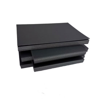 Feuille de carton noir écologique et recyclable avec taille personnalisée pour la conversion d'emballages et la fabrication de boîtes
