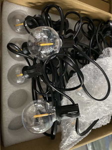 หลอดไฟไดโอดเปล่งแสง G40สำหรับลานบ้าน100ft 50ft 25ft ไฟราวกลางแจ้งตกแต่งงานแต่งงาน - Product Image 6