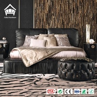 Premium Modernes Luxus-Sofa-Set Hochwertige Echtleder-Wohnzimmermöbel für Professionelle Villen-Inneneinrichtungsprojekte