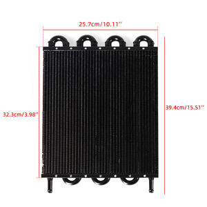 Kit de refroidissement d'huile universel <span class=keywords><strong>TOC</strong></span>-1001 à 2, 4, 6, 8 ou 10 rangées en aluminium pour transmission et moteur - Auto-M - Product Image 4