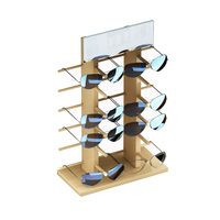 Étagère de soleil en bois, 5 pièces, production d'usine, au détail, conception de magasin, présentoir et comptoir