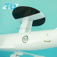 Modèle de bureau de grande taille Boeing B707 Maquette 47CM Saudi Air Force Cadeau d'affaires