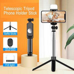Soporte de Teléfono con Trípode Telescópico con Control Remoto Inalámbrico y Soporte de Trípode, Palo para Selfies - Product Image 5