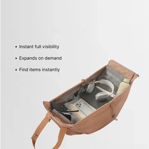 Borsa Tote Impermeabile in Nylon all'Ingrosso, 15 Tasche, 5 Modi di Trasporto, MOQ 200pz, Produzione BSCI, 11*11.8*11 Pollici, Cinghie Regolabili - Product Image 2