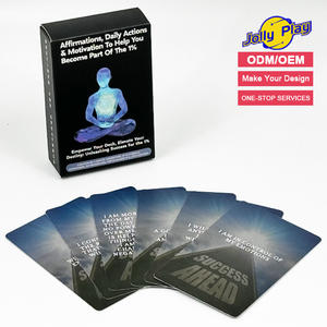 Conception OEM personnalisée de jeux de cartes en papier recyclé jeu de société avec boîte pour adultes fête interaction familiale éducation des enfants - Product Image 1