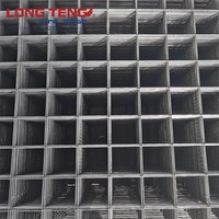Panneau de clôture en treillis métallique soudé par grille de haute sécurité 5x5 6x6 pour la construction