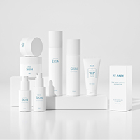 50g 80g 40ml 100ml 120ml bouteille de lotion de soin de la peau rose personnalisée contenants cosmétiques bouteille en verre ensemble d'emballage cosmétique de luxe