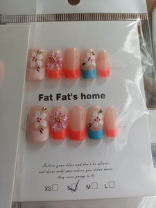 Faux ongles faits main en gros pour femme, formes amande, cercueil, carré, à presser, sélection aléatoire - Product Image 2