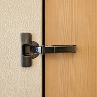Cadre de lit en cuir de luxe, armoire à six portes en cuir, armoire en aluminium avec portes en cuir stratifié, cadre de porte en cuir