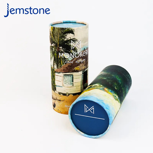 Tubes de papier artisanal ronds en carton recyclable imprimés sur mesure avec prototypage rapide, marquage à chaud, impression de disparition/estampage, manipulation - Product Image 3