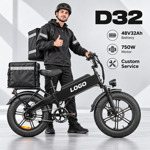 จักรยานไฟฟ้าส่งของ D32 48V32Ah ระยะทางไกล 128 กม. ยาง 20x4.0 ผลิตตามสั่งจากโรงงาน OEM - Product Image 1