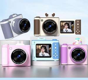 Flip Screen Kids <b>Digital</b> <b>Camera</b> Rotatable Lens Full HD Recording Filter Function Holiday Play Gift <b>Camera</b> For Teens Boys Girls - Product Image 3