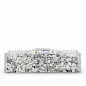 Canasta de Gabiones Alpha Union Station 33x15x85cm, Contenedor de Almacenamiento de Hierro Galvanizado, Duradero, para Uso Industrial en Garajes - Product Image 1