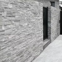 Revêtement mural moderne en quartz naturel 3D Vivid Rockcut, durable