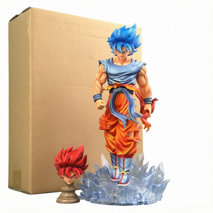 Figura de PVC Ecológica de 33CM de Son Goku Super Saiyan de Dragon Ball Z, Marca LWD - Product Image 4