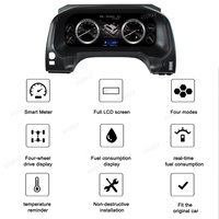 Lecteur de tableau de bord 12.3 pouces pour Toyota Land Cruiser Prado 150 2006-2020 voiture LCD numérique cluster stéréo compteurs de vitesse virtuels Linux
