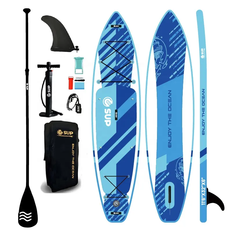 ESUP-Tabla de paddle surf inflable, ultraligera, SUP para todos los niveles de habilidad, todo incluido con Stand Up Paddleboard para jóvenes