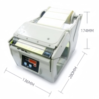 KNOKOO Distributeur automatique d'étiquettes électrique Distributeur d'autocollants X-130 Machine à dénuder les étiquettes Emballage des cartons de papier