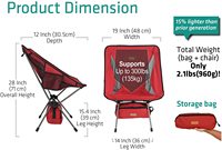 Chaise de Camping pliante légère, chaise de Camping pliante pour plage pêche en plein air