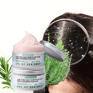 Exfoliante Vegano 3 en 1 para Cabello y Cuero Cabelludo con Sal Marina, Limpieza Profunda, Clarificante e Hidratante - Product Image 6
