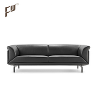 Canapé d'angle inclinable en cuir véritable de haute qualité fabriqué en Chine avec 3, 2 et 1 places, design moderne pour salon