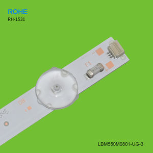 Striscia LED Retroilluminazione <span class=keywords><strong>TV</strong></span> RH-1531 LBM550M0801-UG-3 UE55AU7095U UE55AU7025K 8 LED per Riparazione <span class=keywords><strong>TV</strong></span> da 55 Pollici - Product Image 3