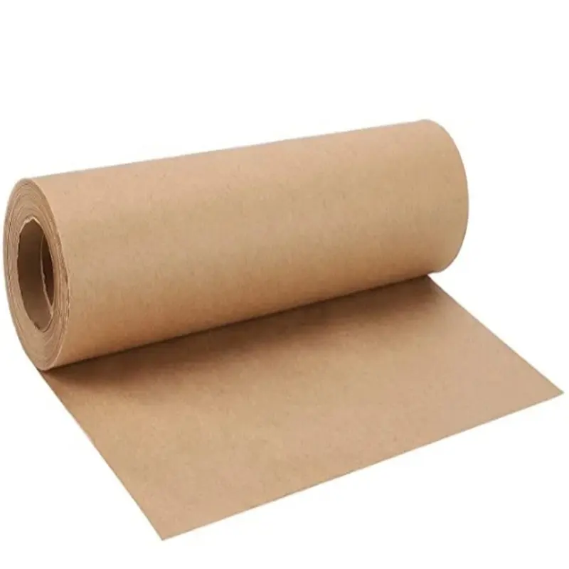 Rolo de papel kraft marrom revestido pe, material-prima virgem para saco de papel, venda imperdível de fábrica