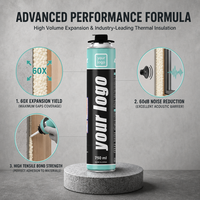 Scellant en mousse expansive polyuréthane imperméable multi-usages pour le remplissage en construction