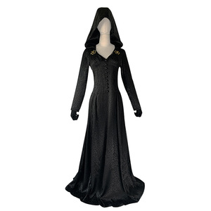 Costume de cosplay Star's Edge Resident Evil 8 Lady Dimitrescu, robe longue pour Halloween, jeu de rôle - Product Image 5