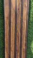 Panneaux muraux insonorisés et imperméables en PVC cannelé pour appartements et loisirs, usage domestique intérieur, épaisseur 10 mm, largeur 300 mm