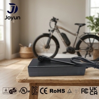 Chargeur rapide de batterie au lithium Joyun RA0 Plug 42V 3A 120W, adaptateur de charge rapide pour vélo électrique, entrée AC 100-240V