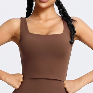 Top Deportivo Corto con Cuello Cuadrado Butterluxe para Mujer, Sujetador Deportivo Largo con Relleno para Yoga - Product Image 6