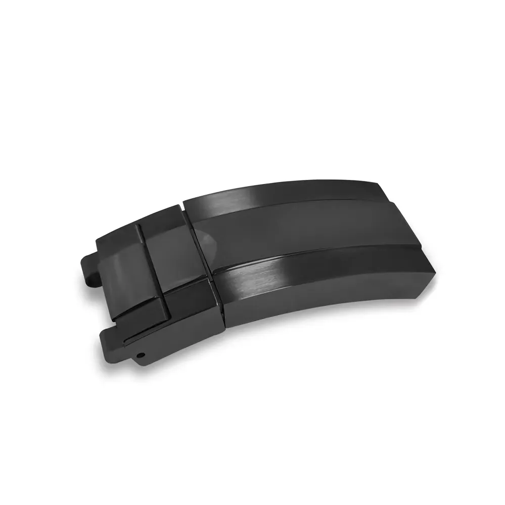 RLXSUBデイトナGMTウォッチバンドストラップ展開クラスプに適合するステンレス鋼折りたたみバックルグライドロックロゴなし