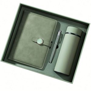 Juego de Cajas de Regalo para cuaderno exquisito de lujo A5, bolígrafos de Metal personalizados de marketing, Actividades Corporativas, Taza Termo, juego de regalo promocional - Product Image 1