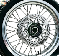 Roue et pneu de rechange pour moto tout-terrain Ultra Bee 17 pouces, avec disque de frein à rotor et chaîne en aluminium Surron