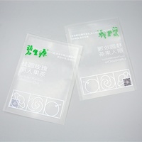 Sachet Portable Transparent à Trois Soudures Latérales, Anti-Humidité et Scellable à Chaud, pour Thé, Fruits Secs et Poudre de Café, Idéal pour Conserver la Saveur