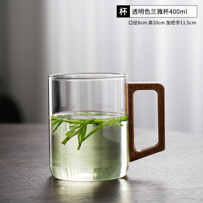 แก้วสีฟ้าใส ขนาด 400 มล.