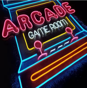 キッズゲームルーム装飾 無料デザイン MOQなし LEDカスタムネオンネームライト アーケードゲーム装飾用 - Product Image 6