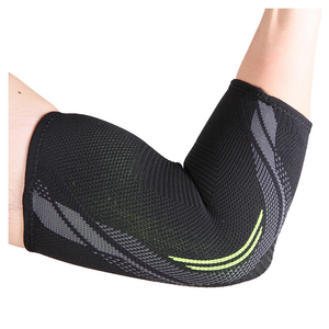 Custom Logo Sports Safety Breathable <b>Elbow</b> Sleeve <b>Gym</b> Exercise Fitness Nylon Knitted Compression <b>Elbow</b> Brace <b>Support</b> - Product Image 4