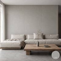 Panneau mural décoratif intérieur imperméable certifié CE, gris clair mat, vente en gros directe usine pour revêtement mural