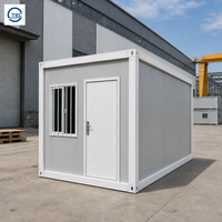 Maison conteneur modulaire préfabriquée de 20 pieds, empilable, mobile et démontable, pour logement de travailleurs et dortoir