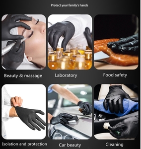 5 Mil Doigt Texturé Mécanicien Robuste Industriel Alimentaire Gants En Nitrile Sans Poudre Sans Silicone Non Stérile Jetable - Product Image 6