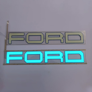 Pegatina Decorativa Electroluminiscente para Ventana Trasera de Coche, Ultrafina como Papel, con Logotipo Personalizado - Product Image 4