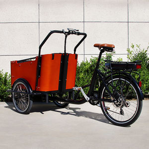 <span class=keywords><strong>Vélo</strong></span> cargo familial hollandais <span class=keywords><strong>à</strong></span> 3 roues, cadre de <span class=keywords><strong>vélo</strong></span> électrique hollandais <span class=keywords><strong>à</strong></span> 3 roues, <span class=keywords><strong>vélo</strong></span> cargo pour enfants, trajet <span class=keywords><strong>en</strong></span> ville avec housse de pluie, <span class=keywords><strong>vélo</strong></span> électrique de ville - Product Image 4