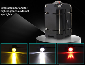 Off-Road araçlar motosikletler için Ip67 12V 6000K 16800Lm düşük işın sarı Zdl2 bi-led lazer Lens - Product Image 4