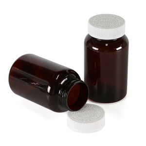 PET de calidad alimentaria, botella de plástico de 200ml de color personalizado con tapa resistente a los niños de color personalizado para botella de tableta de suplemento de vitamina - Product Image 4